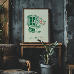 Room With A View Plakat - 21 x 29.7 cm - Nellastore