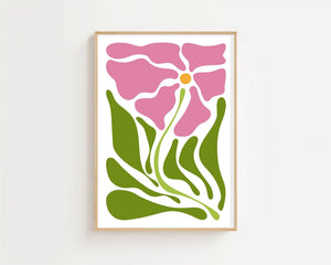 Rose Meadow Abstract Matisse Plakat - 21 x 29.7 cm - Nellastore