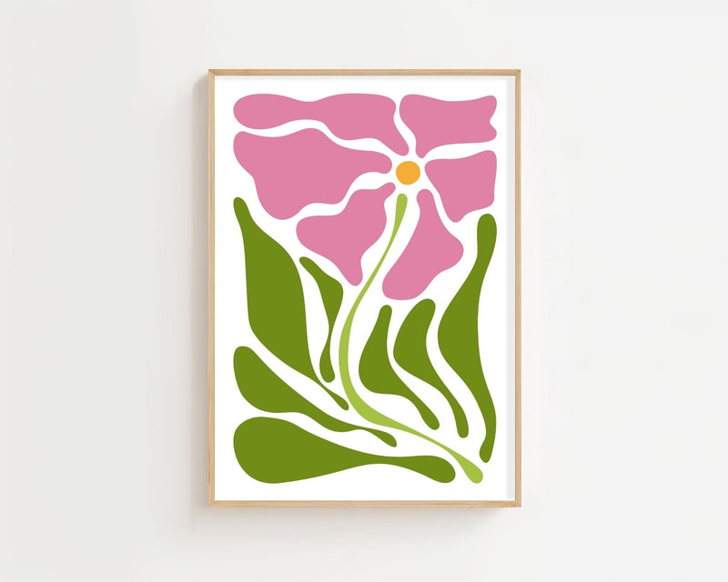 Rose Meadow Abstract Matisse Plakat - 21 x 29.7 cm - Nellastore