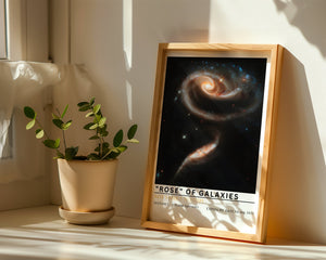 Rose of Galaxies Plakat - 21 x 29.7 cm (A4) - Nellastore