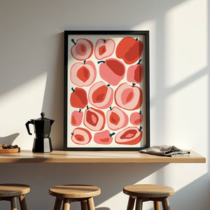 Rosy Peach Harvest Plakat - 21 x 29.7 cm - Nellastore