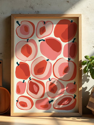 Rosy Peach Harvest Plakat - 21 x 29.7 cm - Nellastore