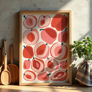 Rosy Peach Harvest Plakat - 21 x 29.7 cm - Nellastore