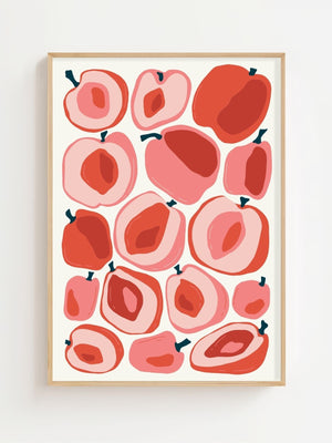 Rosy Peach Harvest Plakat - 21 x 29.7 cm - Nellastore