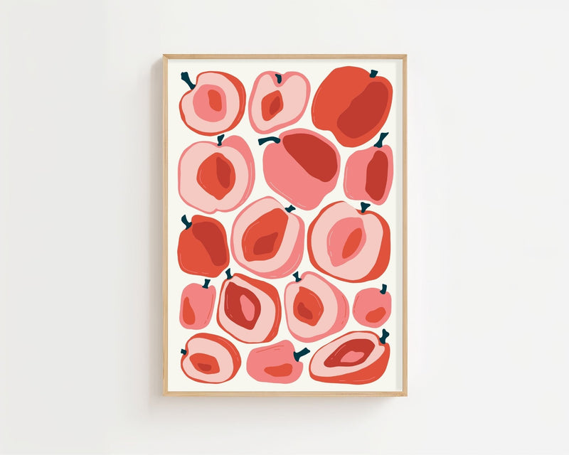 Rosy Peach Harvest Plakat - 21 x 29.7 cm - Nellastore