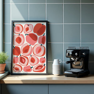 Rosy Peach Harvest Plakat - 21 x 29.7 cm - Nellastore