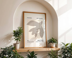 Rounded Leaf Cutout Plakat - 21 x 29.7 cm (A4) - Nellastore