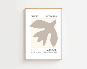 Rounded Leaf Cutout Plakat - 21 x 29.7 cm (A4) - Nellastore