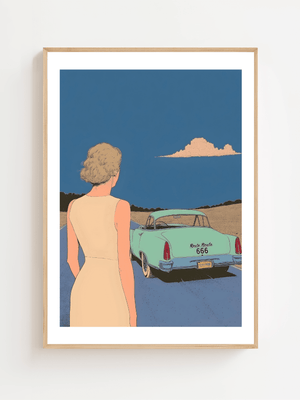 Route 666 Plakat - 21 x 29.7 cm (A4) - Nellastore