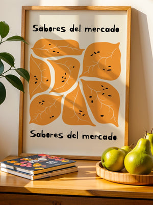 Sabores del Mercado Plakat - 21 x 29.7 cm - Nellastore