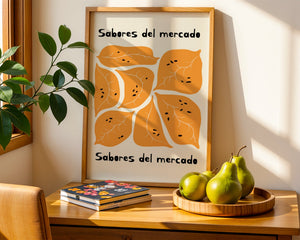 Sabores del Mercado Plakat - 21 x 29.7 cm - Nellastore