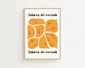 Sabores del Mercado Plakat - 21 x 29.7 cm - Nellastore