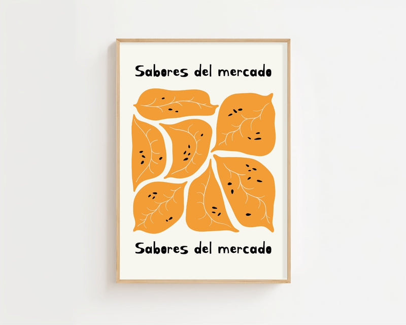 Sabores del Mercado Plakat - 21 x 29.7 cm - Nellastore