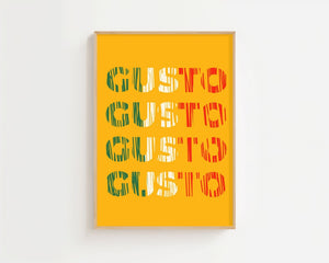 Saffron Custom Typography Plakat - 21 x 29.7 cm - Nellastore