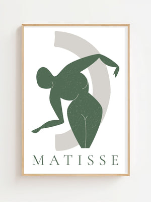 Sage Motion Figure Matisse Plakat - 21 x 29.7 cm - Nellastore