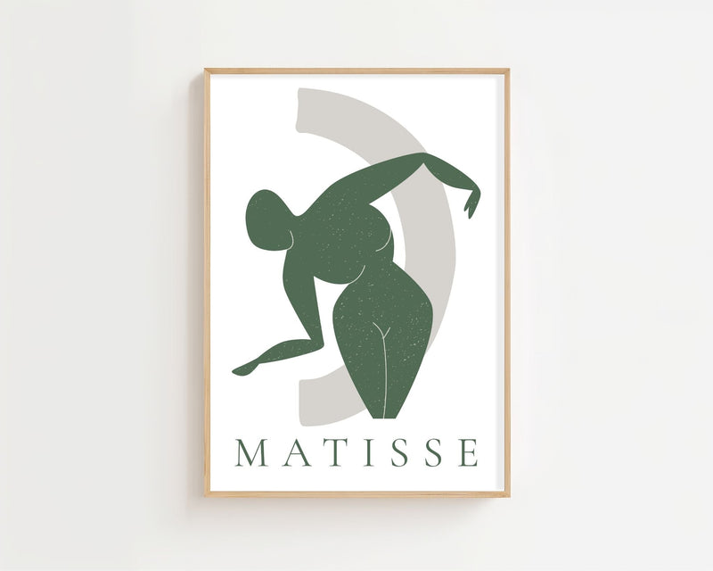 Sage Motion Figure Matisse Plakat - 21 x 29.7 cm - Nellastore