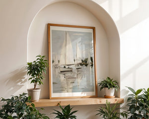 Sailing Regatta Plakat - 21 x 29.7 cm (A4) - Nellastore