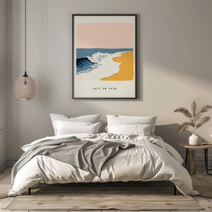 Salt On Skin Shoreline Plakat - 21 x 29.7 cm (A4) - Nellastore