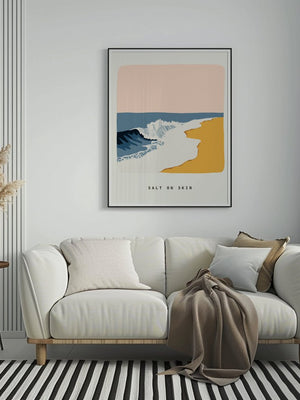 Salt On Skin Shoreline Plakat - 21 x 29.7 cm (A4) - Nellastore