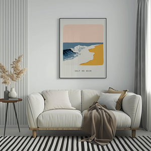 Salt On Skin Shoreline Plakat - 21 x 29.7 cm (A4) - Nellastore