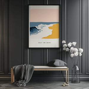 Salt On Skin Shoreline Plakat - 21 x 29.7 cm (A4) - Nellastore
