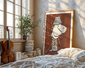 Samurai In The Rain Plakat - 21 x 29.7 cm (A4) - Nellastore