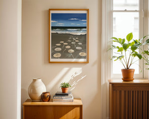 Sand Dollars On Shore Plakat - 21 x 29.7 cm (A4) - Nellastore