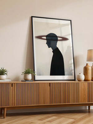 Saturn Mind Plakat - 21 x 29.7 cm (A4) - Nellastore