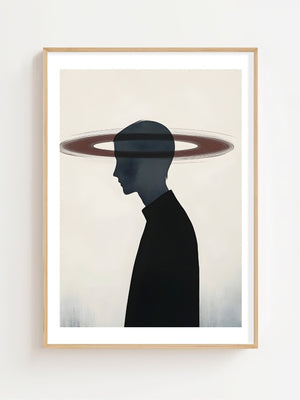 Saturn Mind Plakat - 21 x 29.7 cm (A4) - Nellastore