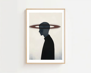 Saturn Mind Plakat - 21 x 29.7 cm (A4) - Nellastore