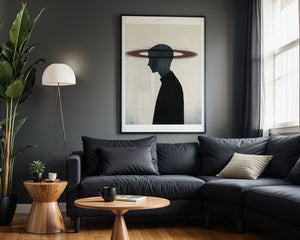 Saturn Mind Plakat - 21 x 29.7 cm (A4) - Nellastore