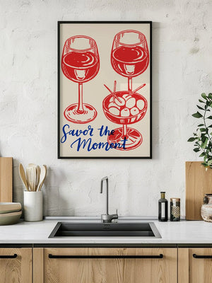 Savor The Moment Plakat - 21 x 29.7 cm - Nellastore