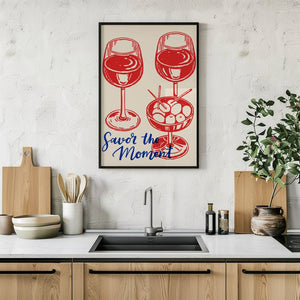 Savor The Moment Plakat - 21 x 29.7 cm - Nellastore