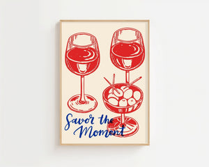 Savor The Moment Plakat - 21 x 29.7 cm - Nellastore