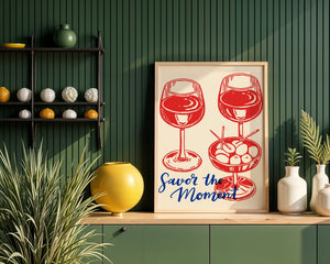 Savor The Moment Plakat - 21 x 29.7 cm - Nellastore
