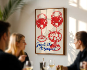 Savor The Moment Plakat - 21 x 29.7 cm - Nellastore