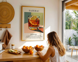 Sazerac Plakat - 21 x 29.7 cm (A4) - Nellastore