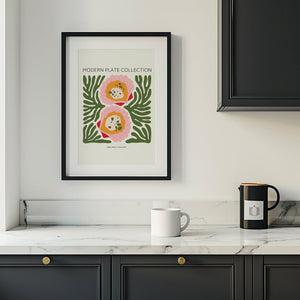 Scallop Plate Collection Plakat - 21 x 29.7 cm - Nellastore