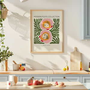 Scallop Plate Collection Plakat - 21 x 29.7 cm - Nellastore