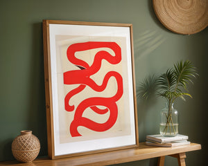 Scarlet Serpentine Plakat - 21 x 29.7 cm (A4) - Nellastore