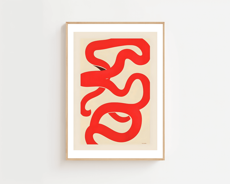 Scarlet Serpentine Plakat - 21 x 29.7 cm (A4) - Nellastore