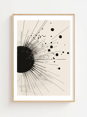 Scattered Ink Burst Plakat - 21 x 29.7 cm (A4) - Nellastore