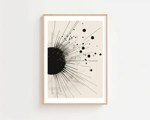 Scattered Ink Burst Plakat - 21 x 29.7 cm (A4) - Nellastore