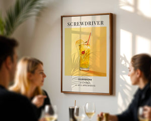 Screwdriver Plakat - 21 x 29.7 cm (A4) - Nellastore