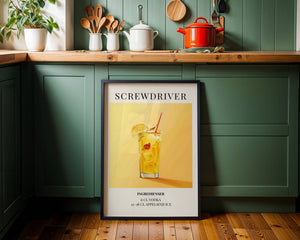 Screwdriver Plakat - 21 x 29.7 cm (A4) - Nellastore