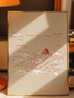 Sea Soul Plakat - 21 x 29.7 cm - Nellastore