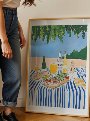 Seaside Feast Plakat - 21 x 29.7 cm (A4) - Nellastore
