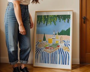 Seaside Feast Plakat - 21 x 29.7 cm (A4) - Nellastore