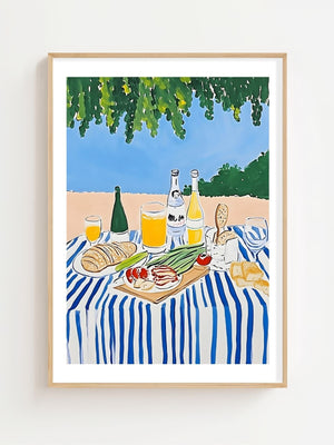 Seaside Feast Plakat - 21 x 29.7 cm (A4) - Nellastore