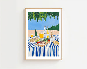 Seaside Feast Plakat - 21 x 29.7 cm (A4) - Nellastore
